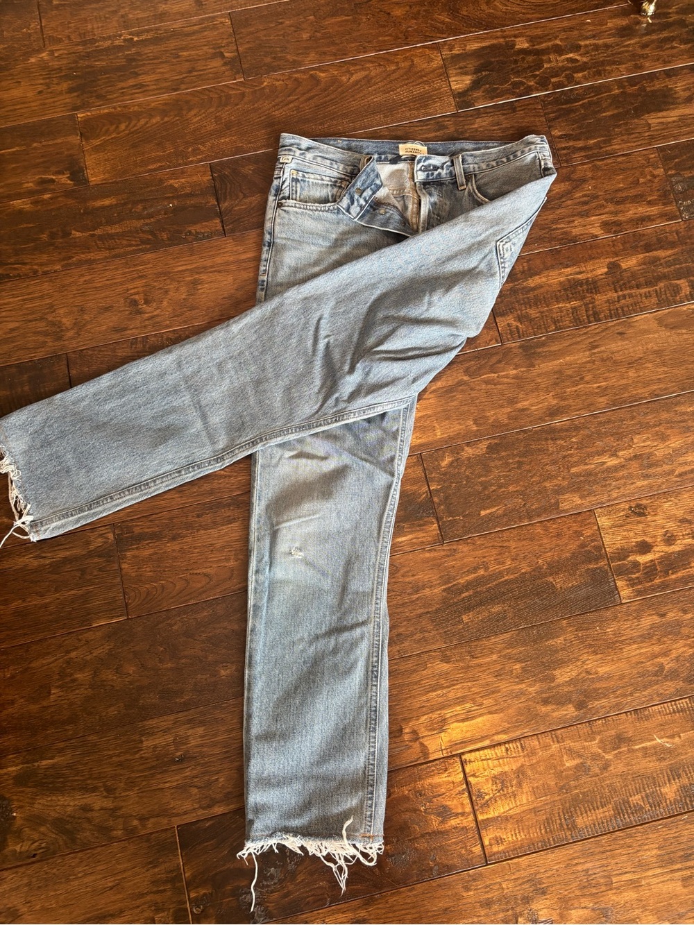 Citizens Of Humanity Light Wash Straight Jeans